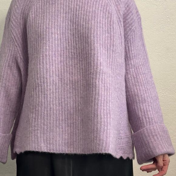 3.1 Phillip Lim Lofty Lilac Sweater size S Oversized Embroidery detail - Picture 6 of 12